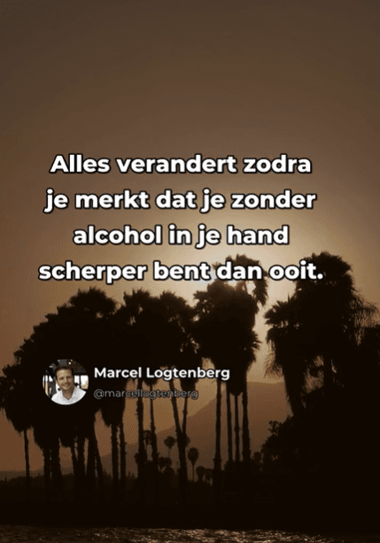 Vrij van Alcohol quote reel